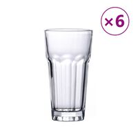 vidaXL Copos para cerveja 6 pcs 310 ml