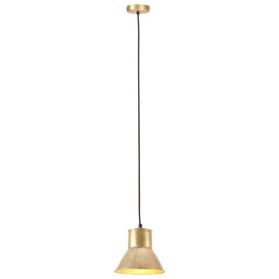 vidaXL Candeeiro suspenso redondo 25 W 17 cm E27 bronze