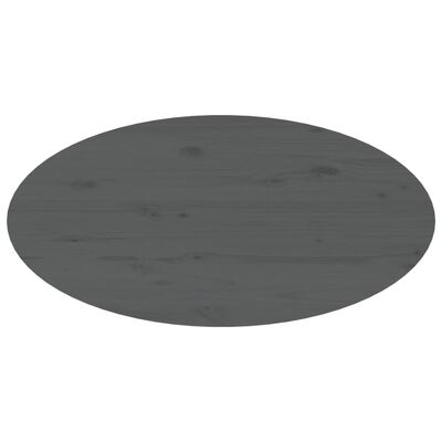 vidaXL Mesa de centro 80x40x35 cm madeira de pinho maciça cinzento