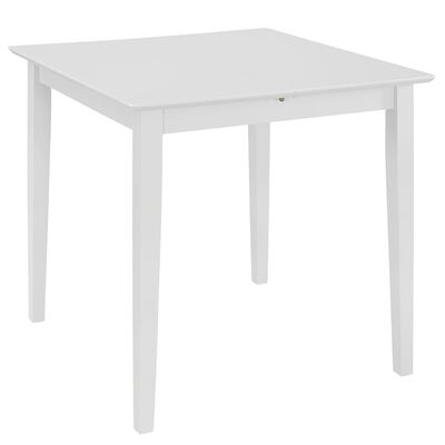 vidaXL Mesa de jantar extensível (80-120)x80x74 cm MDF branco