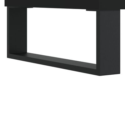 vidaXL Mesas de cabeceira 2pcs 40x30x50 cm derivados de madeira preto