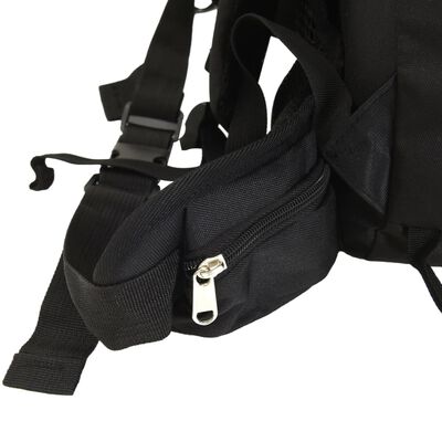 vidaXL Mochila para caminhadas 60 L tecido oxford preto