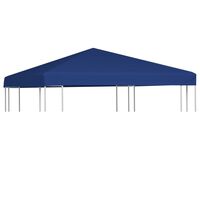 vidaXL Cobertura de substituição p/ gazebo 310 g/m² azul escuro 3x3 m