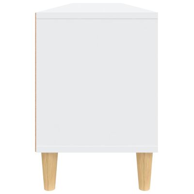 vidaXL Móvel de TV 150x30x44,5 cm derivados de madeira branco