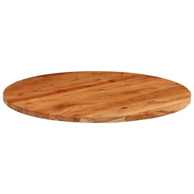 vidaXL Tampo de mesa redondo Ø90x2,5 cm madeira de acácia maciça