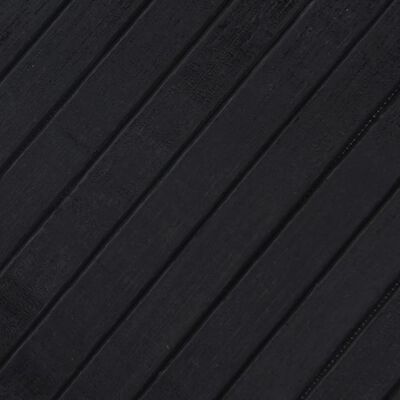 vidaXL Tapete retangular 80x1000 cm bambu preto