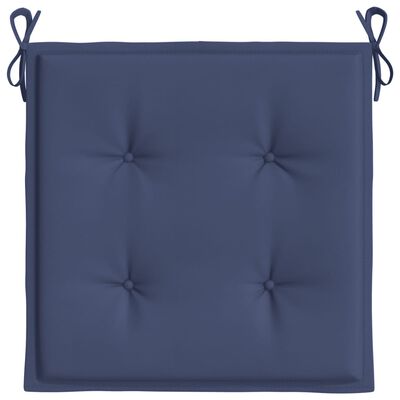 vidaXL Almofadões p/ sofá de paletes 6 pcs tecido oxford azul-marinho