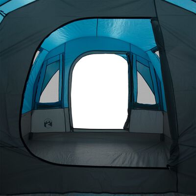 vidaXL Tenda de campismo túnel para 3 pessoas impermeável azul