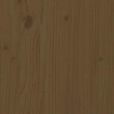 vidaXL Caixa de jardim 101x50,5x46,5 cm pinho maciço castanho-mel