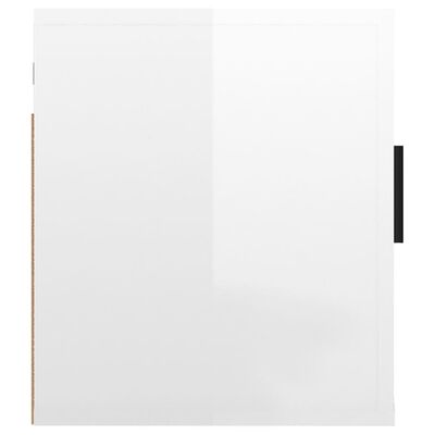 vidaXL Móvel de TV de parede 40x34,5x40 cm branco brilhante