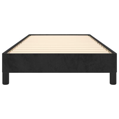 vidaXL Estrutura de cama 80x200 cm veludo preto