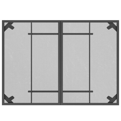 vidaXL Mesa de jardim 110x80x72 cm malha de aço antracite