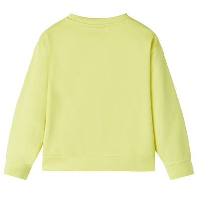 Sweatshirt para criança amarelo 140