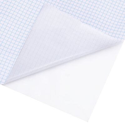 vidaXL Autocolantes para móveis 90x500 cm PVC branco mate