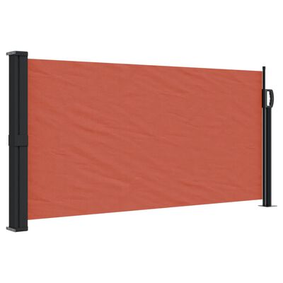 vidaXL Toldo lateral retrátil 100x300 cm terracota