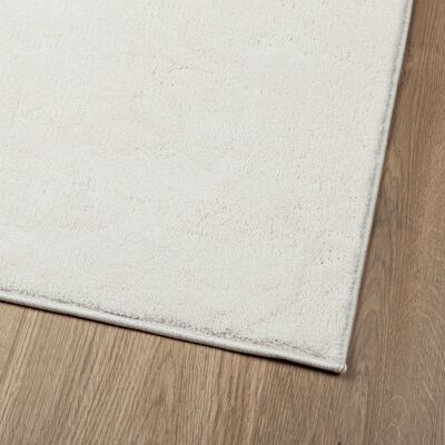 vidaXL Tapete de pelo curto OVIEDO 100x200 cm creme