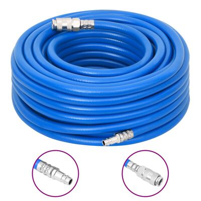 vidaXL Mangueira de ar 0,6" 10 m PVC azul