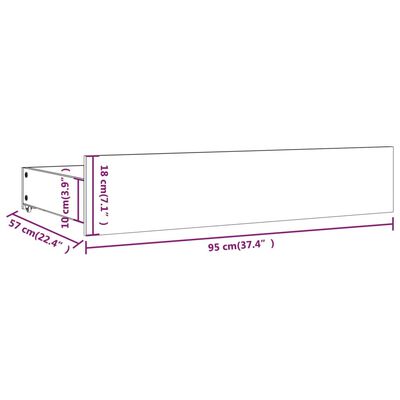 vidaXL Estrutura de cama com gavetas 150x200cm tamanho King branco