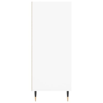 vidaXL Armário alto 57x35x90 cm derivados de madeira branco