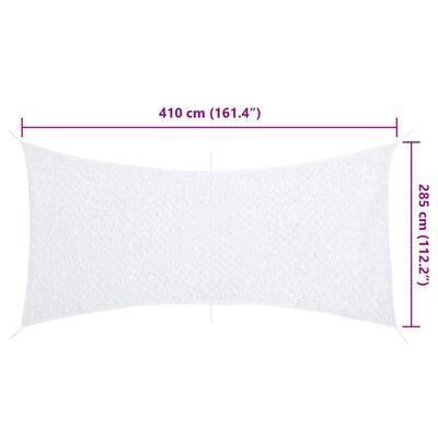 vidaXL Rede de camuflagem com saco de arrumação 410x285 cm branco