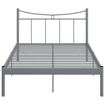 vidaXL Estrutura de cama 120x200 cm metal cinzento