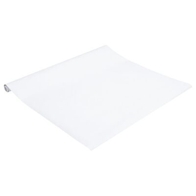 vidaXL Autocolantes para móveis 90x500 cm PVC branco mate