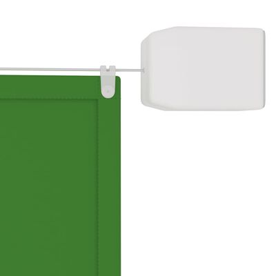 vidaXL Toldo vertical 60x600 cm tecido oxford verde-claro