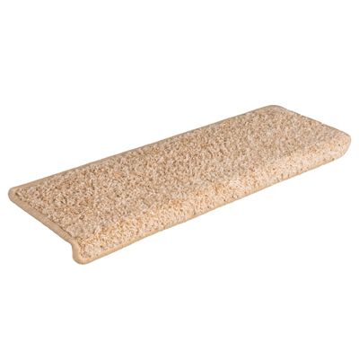 vidaXL Tapete/carpete para degraus 15 pcs 65x21x4 cm dourado