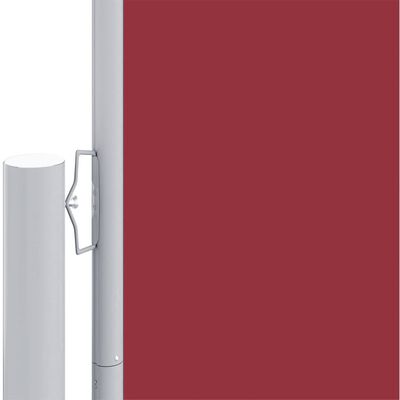 vidaXL Toldo lateral retrátil 160x1000 cm vermelho