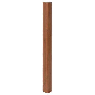 vidaXL Tapete retangular 100x300 cm bambu castanho