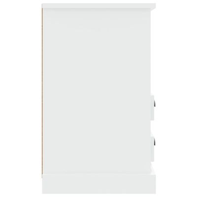 vidaXL Mesas de cabeceira 2 pcs 43x36x60 cm branco brilhante