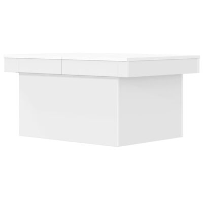 vidaXL Mesa de centro 80x55x40 cm derivados de madeira branco