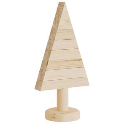 vidaXL Árvores de Natal decorativas 2pcs 30 cm madeira de pinho maciça