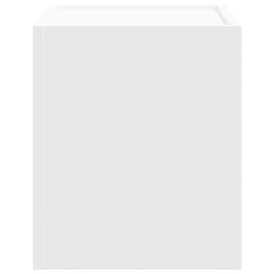 vidaXL Mesa de cabeceira de parede 45x30x35 cm branco