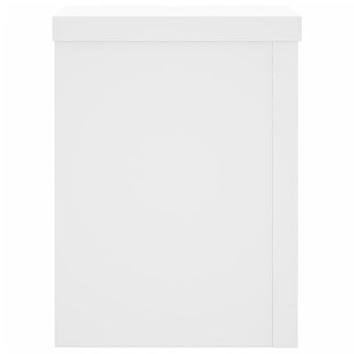 vidaXL Suportes p/ plantas 2 pcs 15x15x20 cm derivados madeira branco