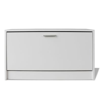 vidaXL Banco sapateira 80x24x45 cm branco