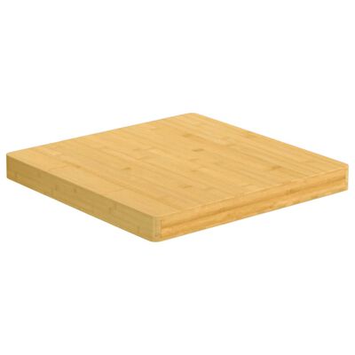 vidaXL Tampo de mesa 50x50x4 cm bambu