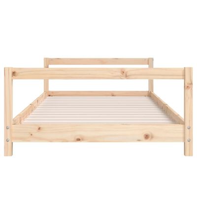 vidaXL Estrutura de cama infantil 90x200 cm pinho maciço