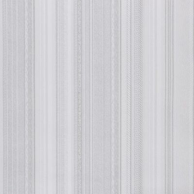vidaXL Papel parede 3D c/ padrão riscas 10x0,53 m não-tecido cinza