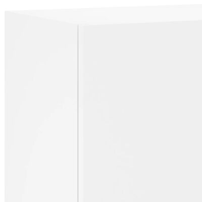 vidaXL Móvel de parede p/ TV 40,5x30x90 cm derivados de madeira branco