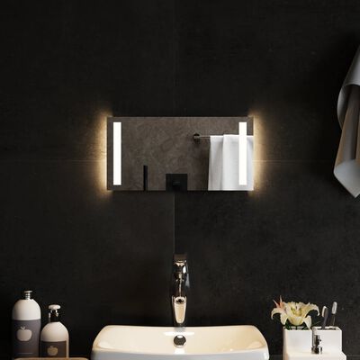vidaXL Espelho de casa de banho com luzes LED 40x20 cm