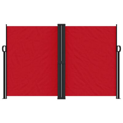 vidaXL Toldo lateral retrátil 160x600 cm vermelho