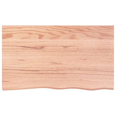 vidaXL Prateleira de parede 100x60x(2-6) cm carvalho tratado castanho