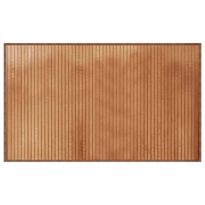 vidaXL Tapete retangular 60x100 cm bambu cor natural