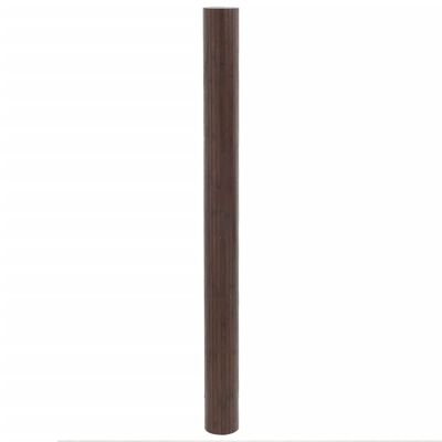 vidaXL Tapete retangular 80x500 cm bambu castanho-escuro