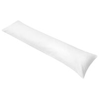 vidaXL Almofada p/ dormir de lado 40x145 cm branco