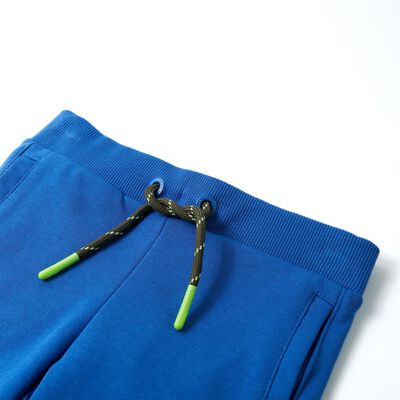 Calções de criança com cordão azul 140