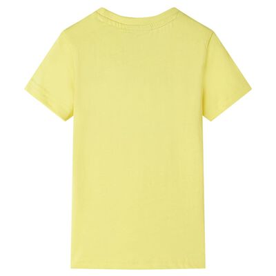 T-shirt de criança amarelo 92