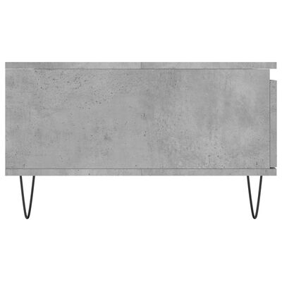 vidaXL Mesa de centro 90x60x35 cm derivados madeira cinzento cimento