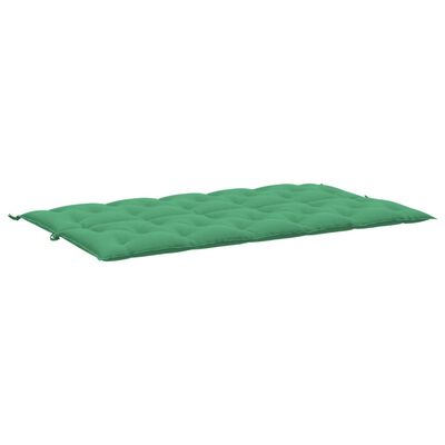 vidaXL Almofadão p/ banco jardim 180x(50+50)x7cm tecido oxford verde